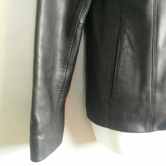 Wilsons leather lambskin M.Julian scuba jacket S - Picture 9 of 13